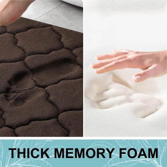 Tappetino da bagno Comfort Castagno - Microfibra Memory Foam 40x60 | Ymonde