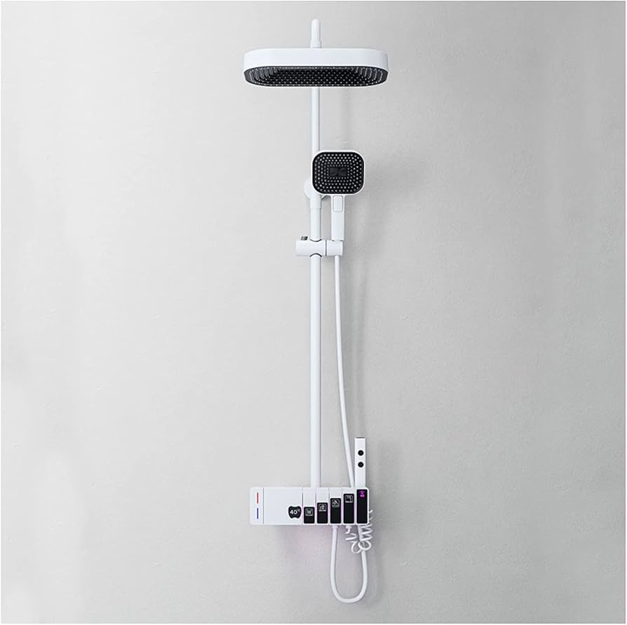 OnyxRain System - Digital Thermostatic Rain Shower with LED Display | Ymonde
