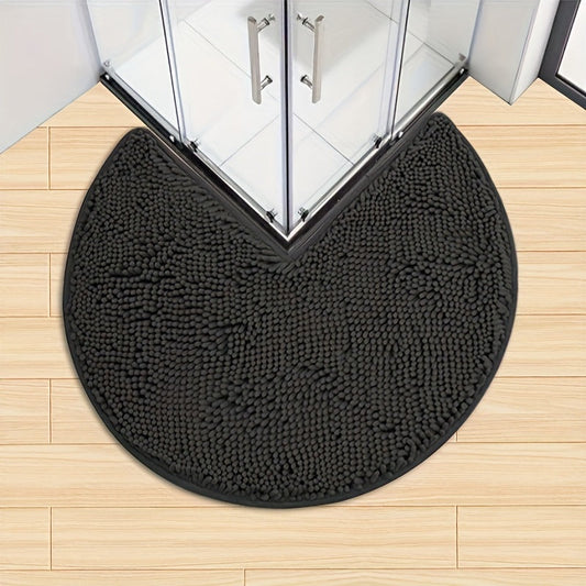 Ronde Chenille Badmat – Ultra Zacht & Sneldrogend Antislip | Ymonde ©