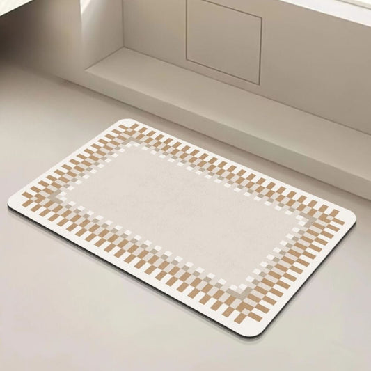 Diatomite Stylish Mat Bath - Quick Dry & Anti-Bacterial | Ymonde