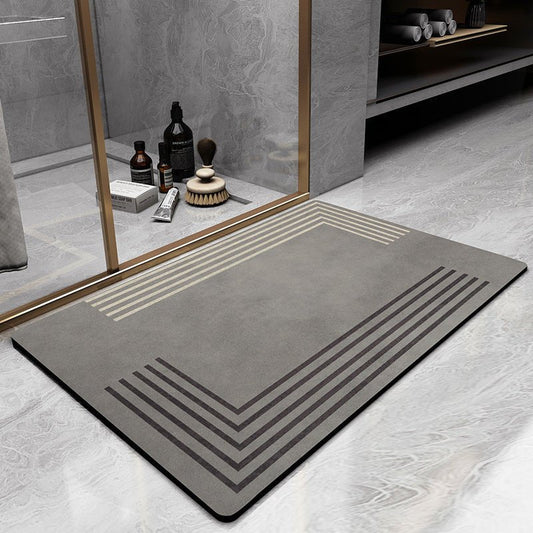 PatternSoft Badmat - Modern Patroon Antislip 50x80 CM | Ymonde