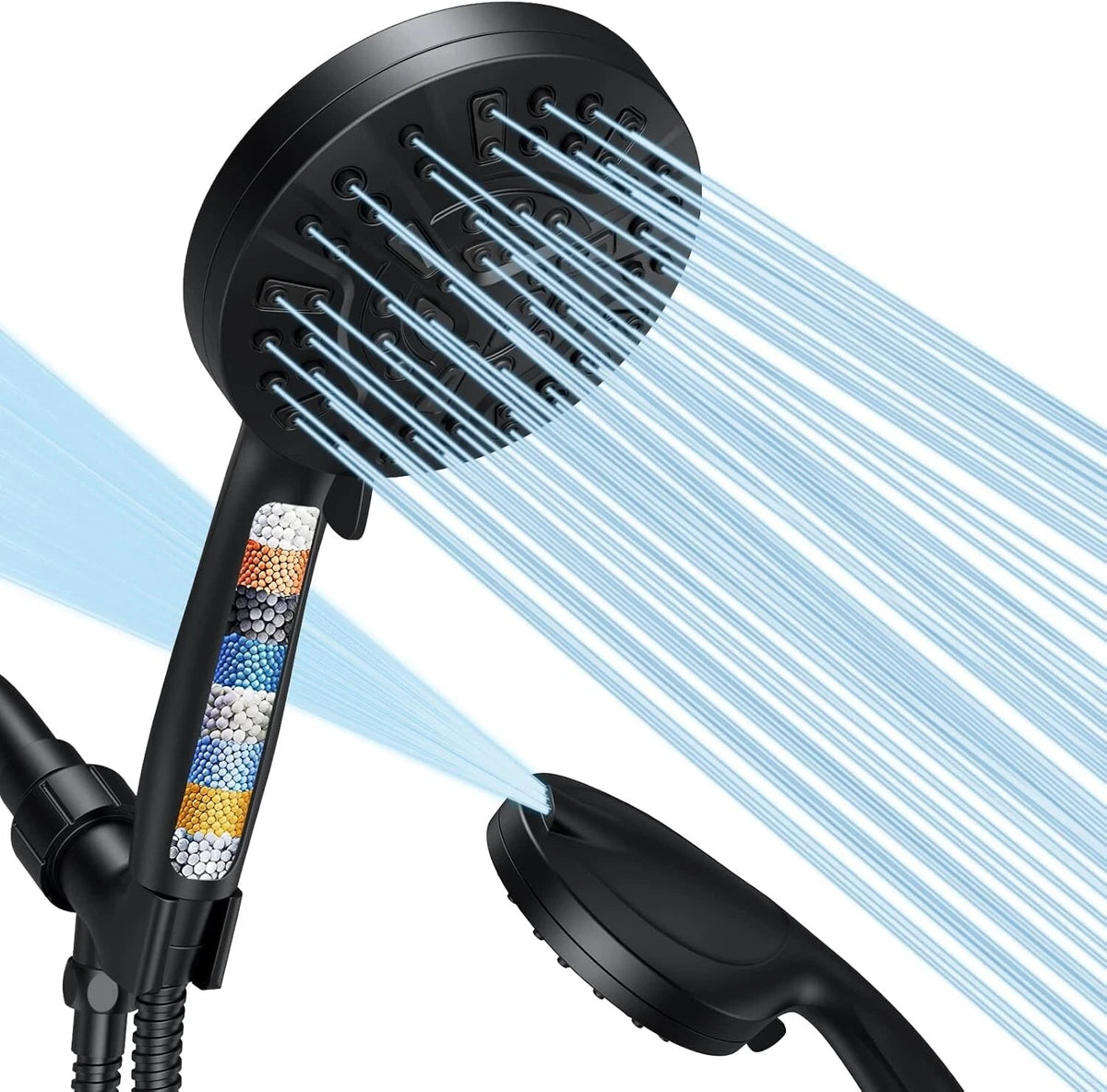 HydroPure Shower Head – 10 Settings & Mineral Filter Hand Shower | Ymonde