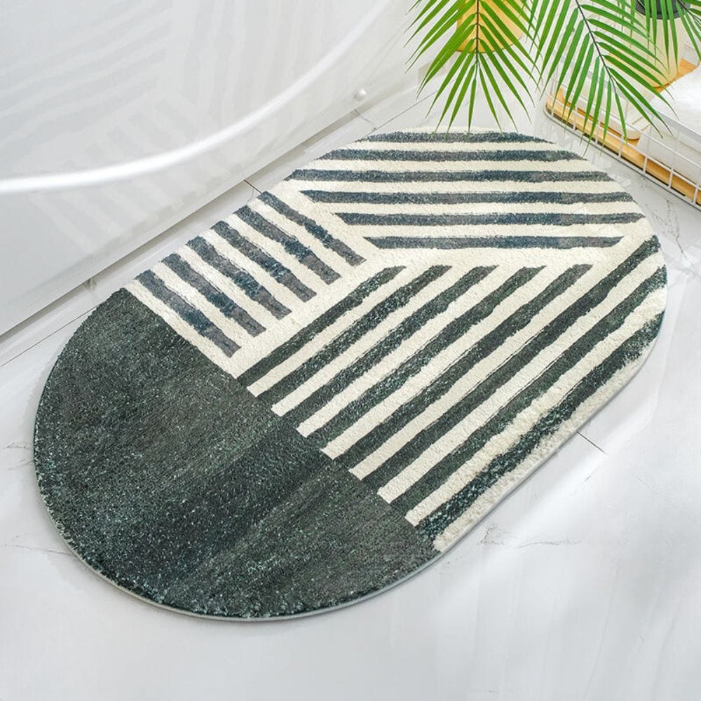 OvalLuxe Bath Mat – Oval Design & Ultra Soft Comfort | Ymonde