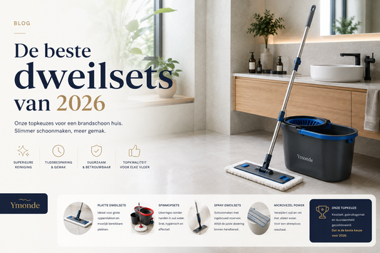 Beste dweilsets 2026 met DuoDry van Ymonde als favoriet