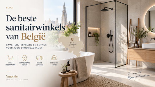 Beste sanitairwinkels van België en Ymonde als online alternatief