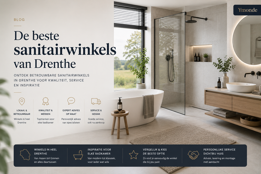 Beste sanitairwinkels van Drenthe met Ymonde als online alternatief