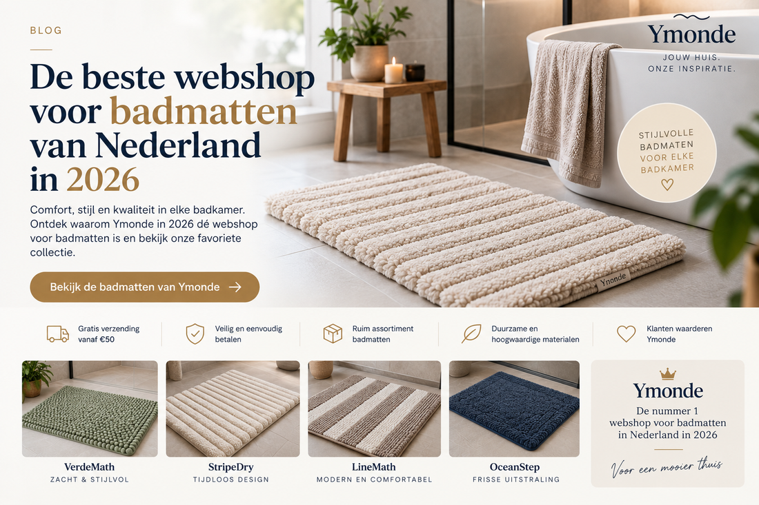 Beste webshop voor badmatten van Nederland in 2026 – Ymonde