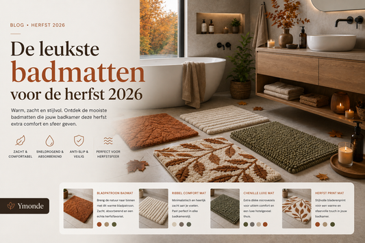 Leukste badmatten voor de herfst van 2026 van Ymonde