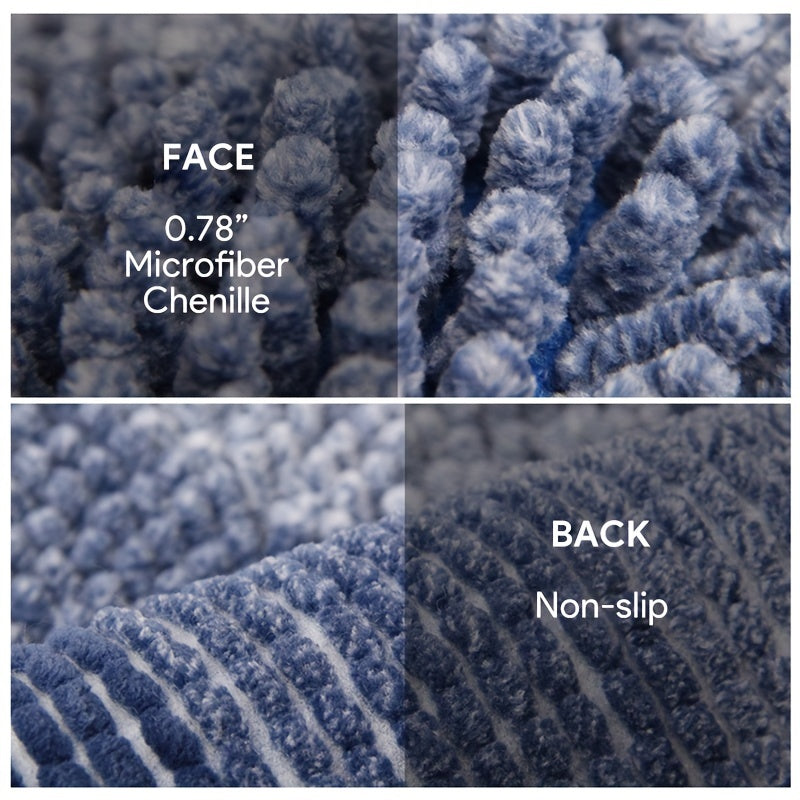 CloudStep Luxury Chenille Bath Mat – Ultra Soft & Instant Dry Comfort | Ymonde
