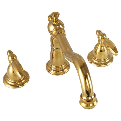 Lumière Basin Mixer - Brass Dual Handle 3-Hole | Ymonde