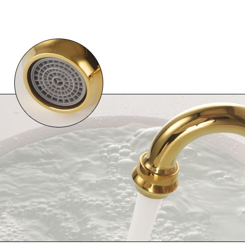 Lumière Basin Mixer - Brass Dual Handle 3-Hole | Ymonde