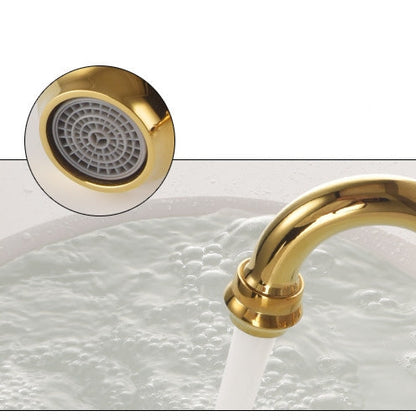 Lumière Basin Mixer - Brass Dual Handle 3-Hole | Ymonde