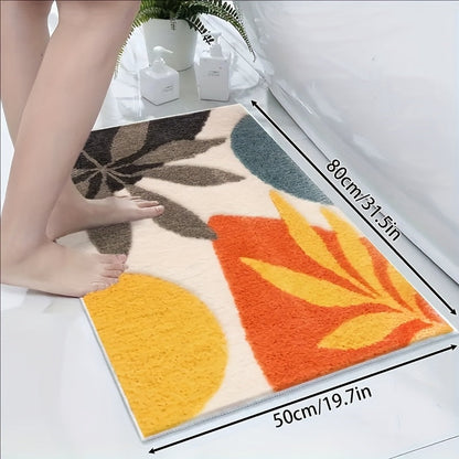 GeoSoft Bath Mat - Abstract Pattern Anti-Slip | Ymonde