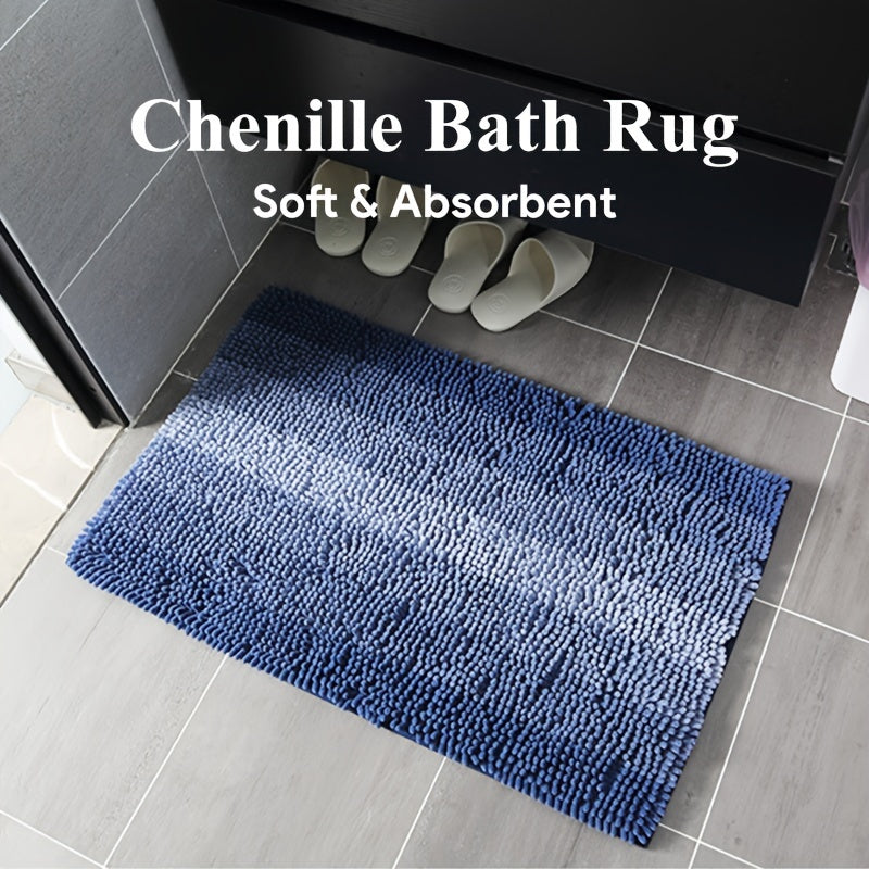 CloudStep Luxury Chenille Bath Mat – Ultra Soft & Instant Dry Comfort | Ymonde