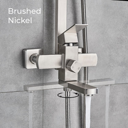 NordicRain Duschset - Regndusch Handdusch Modern | Ymonde