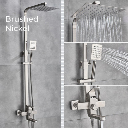 NordicRain Duschset - Regndusch Handdusch Modern | Ymonde
