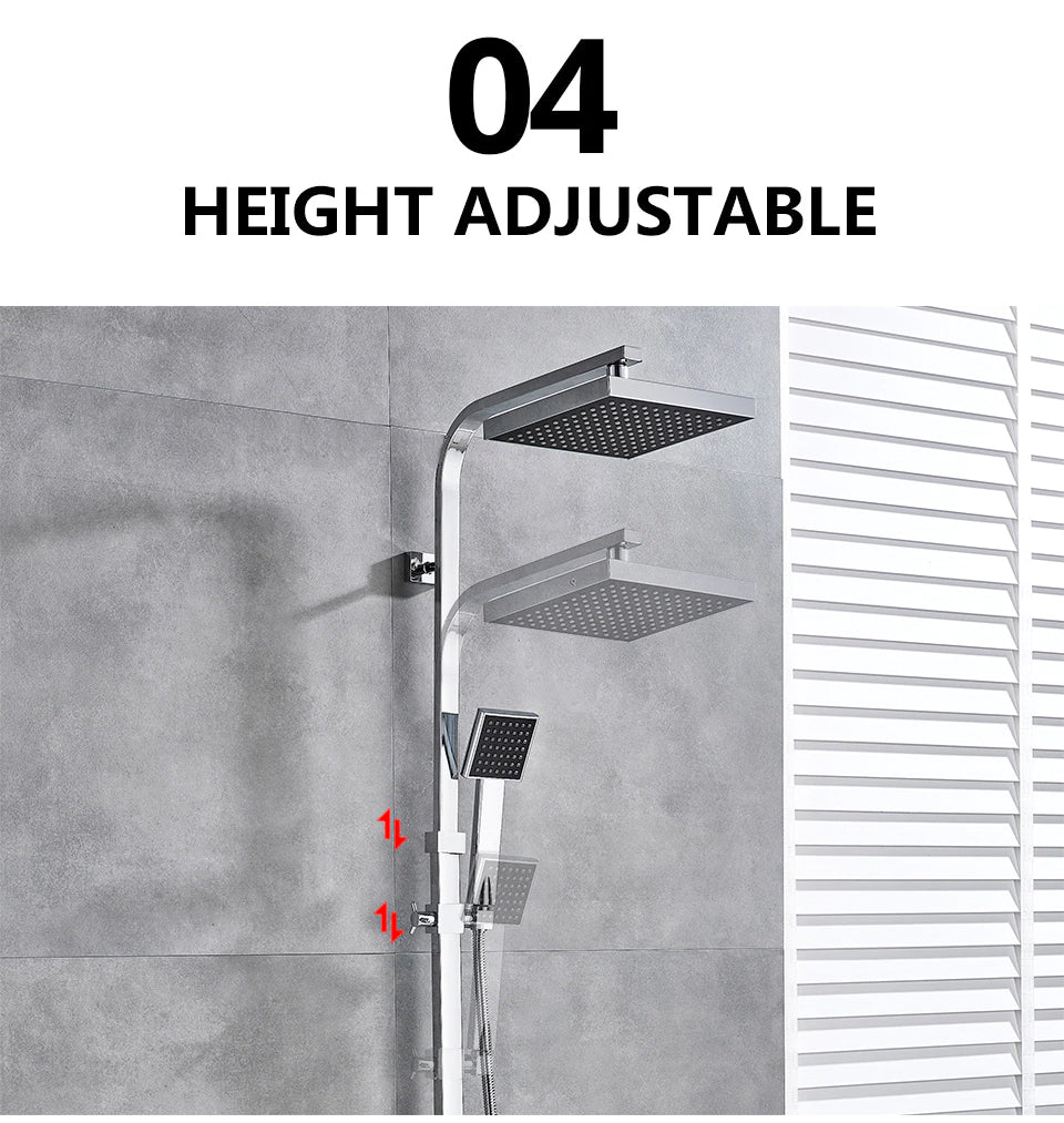NordicRain Duschset - Regndusch Handdusch Modern | Ymonde