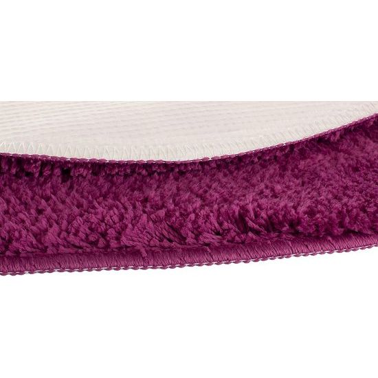 Bath Mat 70x80 cm Plum Purple Heart – Absorbent & Anti-slip | Ymonde®