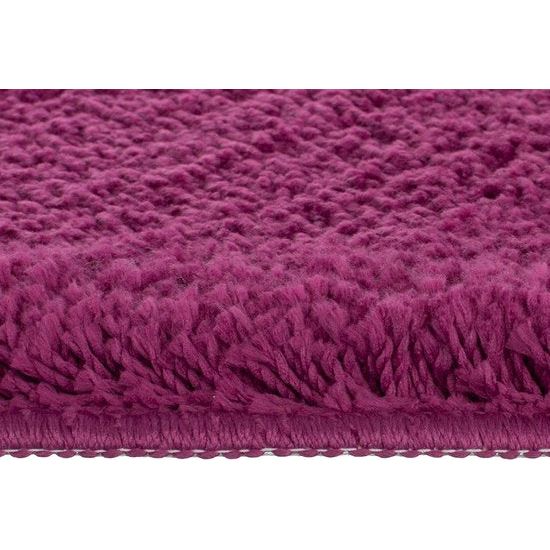 Bath Mat 70x80 cm Plum Purple Heart – Absorbent & Anti-slip | Ymonde®