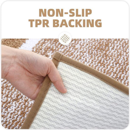 Bath Mat 60×90 cm Brown – Soft, Non-Slip & Quick-Drying | Ymonde®