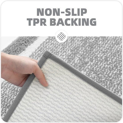 SoftNest Bath Mat 50x75 cm - Non-slip Microfiber Bathroom Carpet | Ymonde