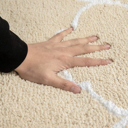 Sahara Luxury Badematte - Anti-skli mikrofiber 50x80 Beige | Ymonde