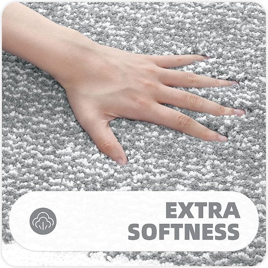 SoftNest Bath Mat 50x75 cm - Non-slip Microfiber Bathroom Carpet | Ymonde