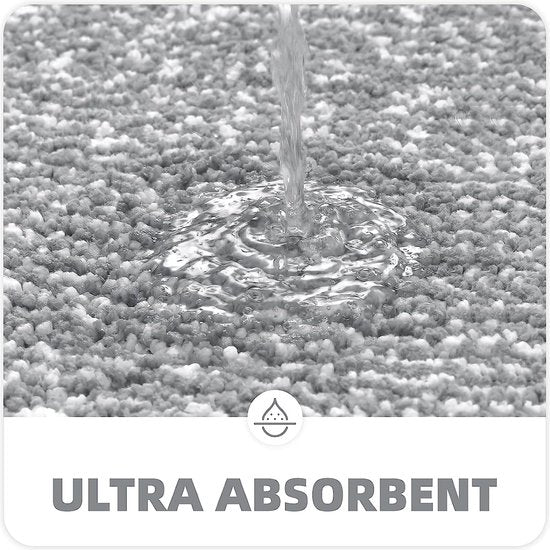 SoftNest Bath Mat 50x75 cm - Non-slip Microfiber Bathroom Carpet | Ymonde