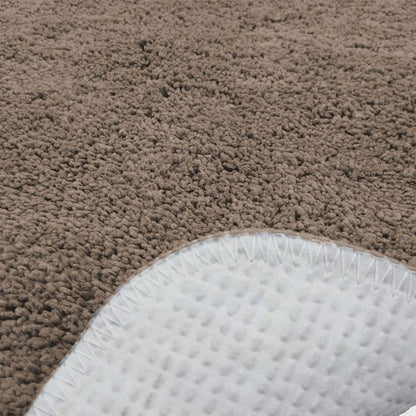 GrandLuxe Stor Taupe Badematte 70×120 cm – Sklisikker og myk | Ymonde®