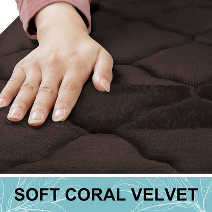 Chestnut Comfort Badmatta - Memory Foam Microfiber 40x60 | Ymonde