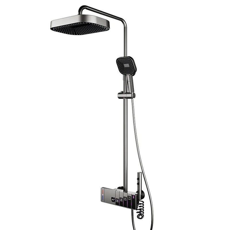 OnyxRain System - Digital Thermostatic Rain Shower with LED Display | Ymonde