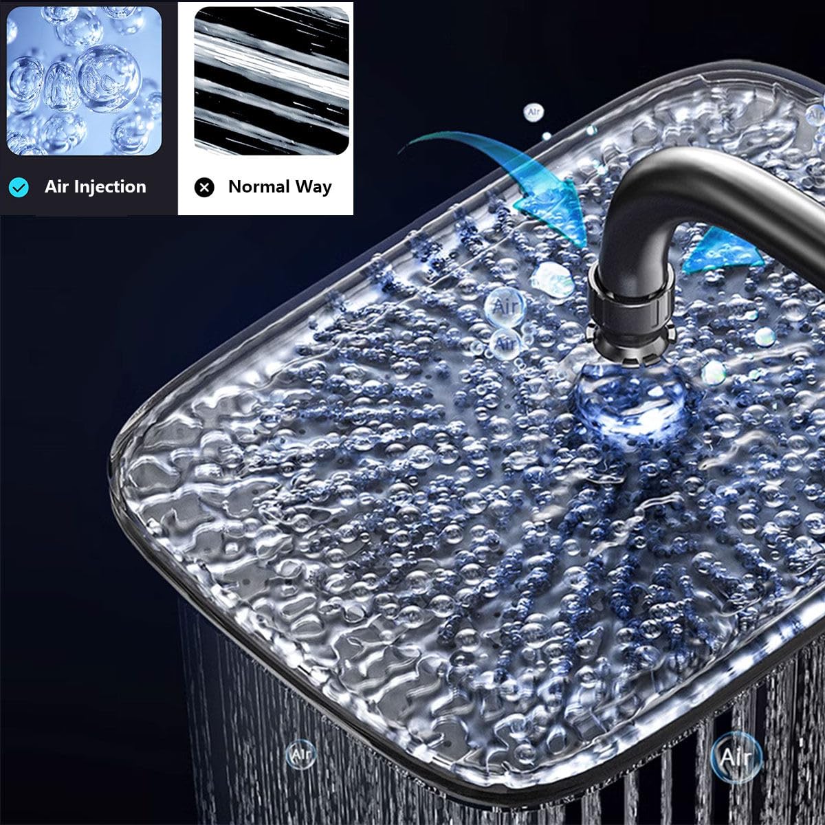 SmartTemp Shower Set - Thermostatic Rain Shower with Digital Display | Ymonde