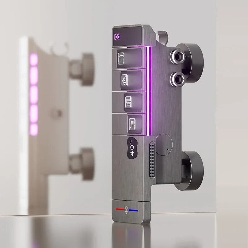 OnyxRain System - Digital Thermostatic Rain Shower with LED Display | Ymonde