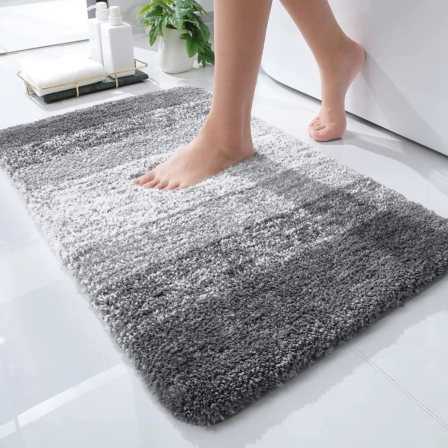 Soaksoft Badematte – Mikrofiber Anti-Slip (40×60 cm) | Ymonde ©