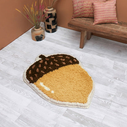 ChestnutSoft Bath Mat - Chestnut Shape Non-slip Soft | Ymonde