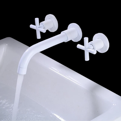 Imperio Basin Faucet - Double Handle 3-Hole Design | Ymonde