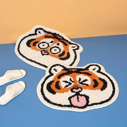 TigerSoft Bath Mat - Kawaii Tiger Non-slip Soft | Ymonde