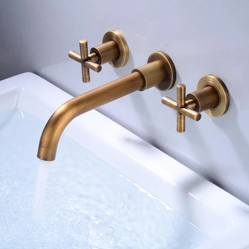 Imperio Basin Faucet - Double Handle 3-Hole Design | Ymonde