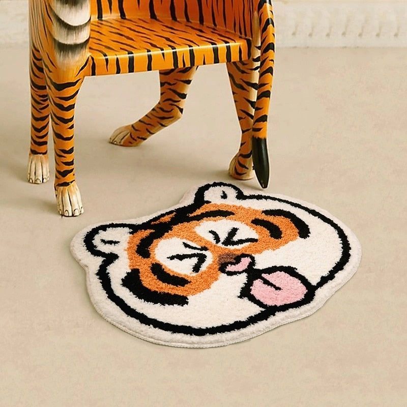 TigerSoft Bath Mat - Kawaii Tiger Non-slip Soft | Ymonde