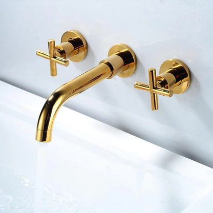 Imperio Basin Faucet - Double Handle 3-Hole Design | Ymonde