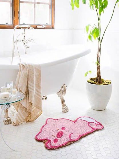 PiggySoft Badematte - Kawaii Pig Anti-skli Soft | Ymonde