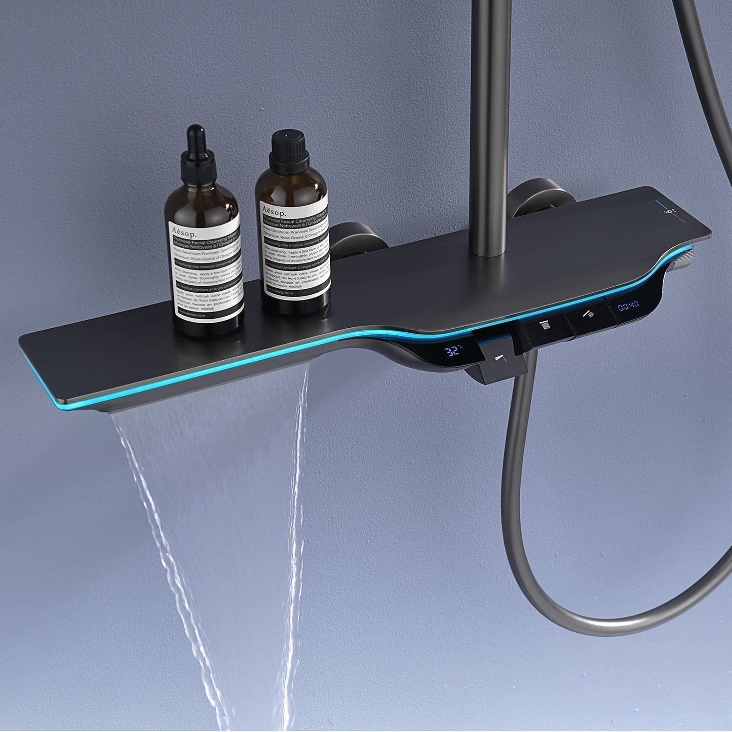 LumaRain LED Rain Shower - Thermostatic Luxury Shower System | Ymonde