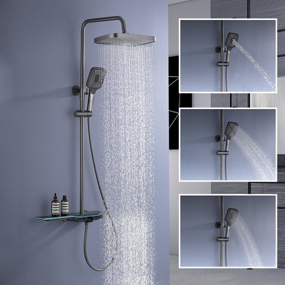 LumaRain LED Rain Shower - Thermostatic Luxury Shower System | Ymonde