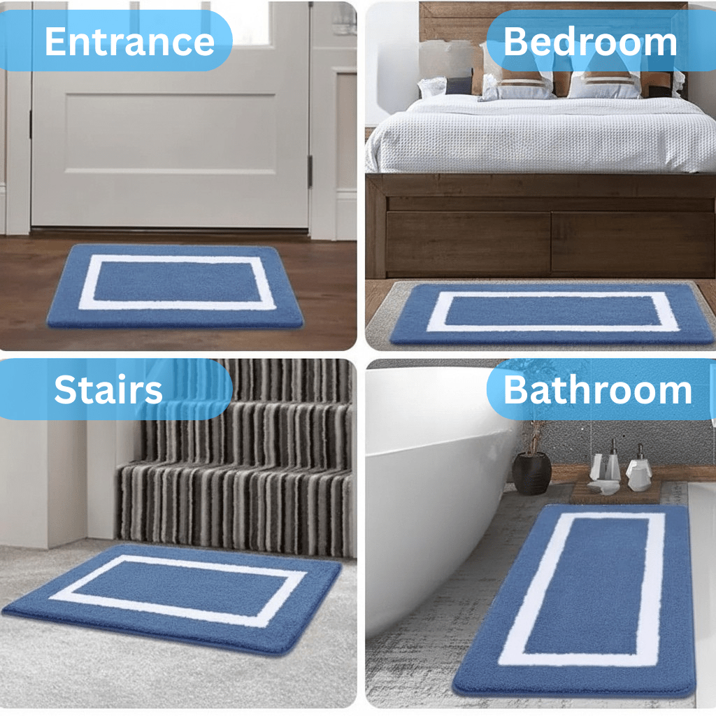 Soft Non-Slip Microfiber Bath Mat – Comfortable & Stylish | Ymonde®