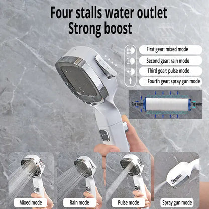 FlexFlow Shower Head – Adjustable & High Pressure Comfort | Ymonde