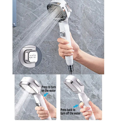 FlexFlow Shower Head – Adjustable & High Pressure Comfort | Ymonde