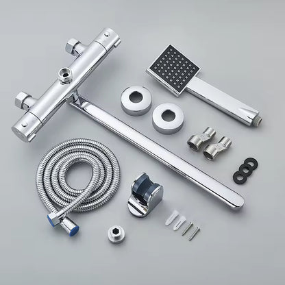 Set doccia termostatico ChromeClean con rubinetto doccia a bocca lunga | Ymonde