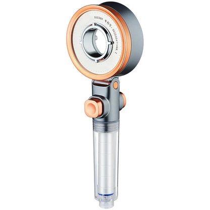 OrangeSpray Shower Head - Double-sided Hand Shower with 3 Spray Settings and Filter | Ymonde