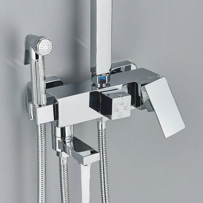 FlowLine duschset - Regnduschtermostatspruta | Ymonde