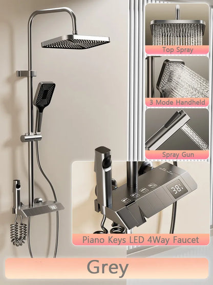 RainFusion Wellness Set - Luxury Rain Shower Set | Ymonde